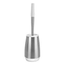 Polder Swivel Toilet Brush And Caddy With Patented Rubber Ti