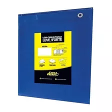 Lona Plástica Azul 300 Micras 3x2 C/ Ilhós A Cada 50 Cm