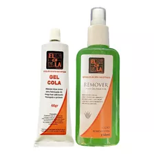 Gel Cola De 60g Para Mega Hair + 1 Removedor Ele E Ela 