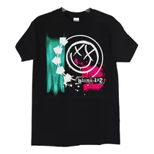 Polera Blink 182 Flag Bandera Logo Punk Abominatron