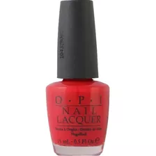 Esmalte De Uñas Color Opi Nail Lacquer De 15ml De 1 Unidades Color Apple Red