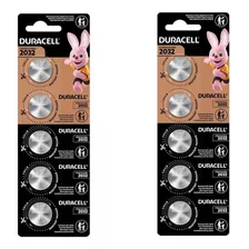 Pilha Bateria Duracell Cr2032 Moeda -10 Baterias Original Nf