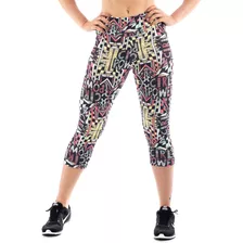 Kit C/2 Legging Corsário Suplex Estampada Leg Moda Fitness