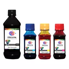 4 Tinta Para Hp Smart Tank 517 617 502 800ml Bk Pigmentado