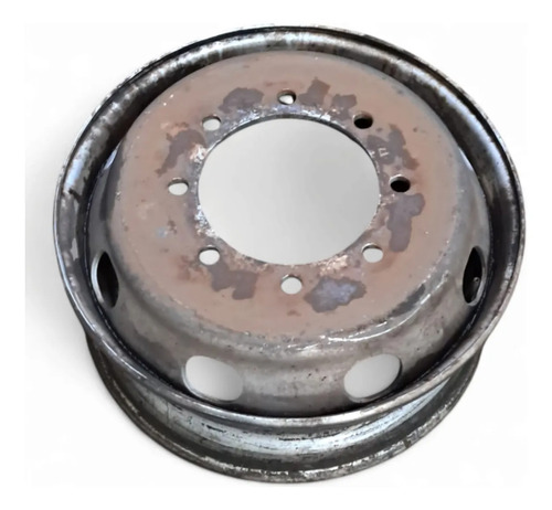 Roda Disco 22,5 X 7,5 De 8 Furos Pneu 275 Cinza