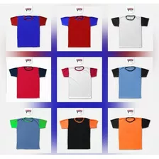 Pack X 12 Camisetas Lisas De Futbol