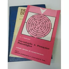 Kit 3 Livros Desvio E Divergência 3ª Edição, Introdução Á Pesquisa Psicológica, Propedêutica Neurológica Básica