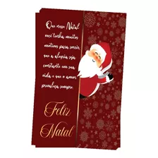 20 Cartões De Natal + Envelopes - 2 Modelos Sortidos
