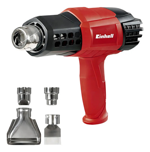 Pistola Calor Einhell Te-ha 2000 W 50-550 + 4 Accs Boquilla Rojo