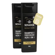 Kit 2 Shampoo E Condicionador Senador Seduction 200ml