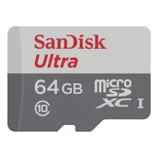 Cartão De Memória Sandisk Ultra 64 Gb P/ Moto Realme Honor