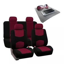 Fh Group Fundas De Asiento De Auto Con Juego Completo De Tel