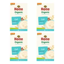 Cereal Para Bebé Orgánico Holle (4 Cajas De Avena)