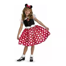 Fantasia Infantil Disney Minnie Vermelha Classica 7 A 8 Anos