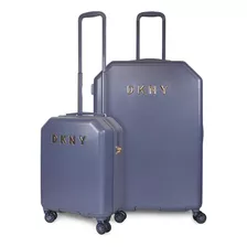 Pack 2 Maletas Donna Karan Liberty S 10kg + L 23kg Azul Dkny