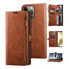 Funda Suanpot Para iPhone 14 Pro Wallet Brown