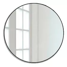 Espejo Redondo Circular 50 Cm Diámetro Marco Pvc Cristal 