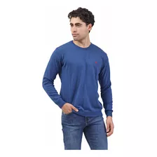 Sweater Hombre Bravo Jeans Cuello Redondo Azul T. S Al 2xl