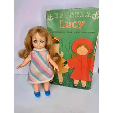 Boneca Lucy Antiga Da Estrela Na Caixa Original Loira Anos70