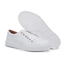 Tênis Feminino Branco Moda Sapatênis Casual