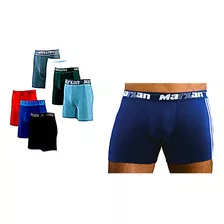 Kit 6 Cuecas Masculina Boxer 100% Algodão - P M G Gg