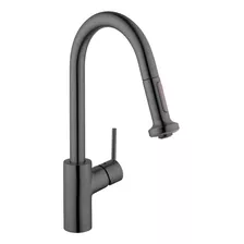 Hansgrohe Talis S² - Grifo De Cocina De Arco Alto Negro, C.