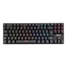 Teclado Mecanico Gamer Mancer Shade Mk2, Rainbow, S/ Huano V