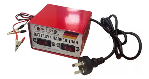 Cargador Batería Moto Auto Scooter 6v-12v 10 Amp Universal