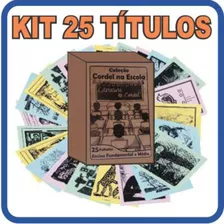 Kit Livretos De Cordel(ensino Fundamental E Médio)25 Títulos