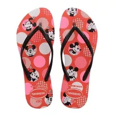 Chinelo Havaianas Feminina Vermelho Disney Lançamento