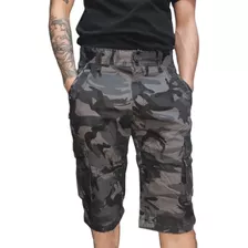 Bermudas Cargo Camuflada Hombre Talle 38 Al 48