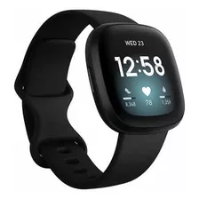 Smartwach Fitbit Versa 3 Black Aluminio Malla Black De Least