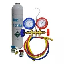 Kit Para Carga De Refrigerante/gas Aire Auto. 