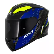 Capacete Moto Fechado Axxis Diversos Grafico +1 Viseira Fumê