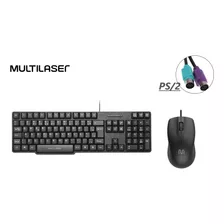 Combo Teclado E Mouse Ps2 Basico Conector Antigo Cabo Ps/2