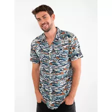 Camisa Cloudbreak Estampado Surf