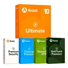 Avast Ultimate Premium Security 10 Dispositivos 1 Año