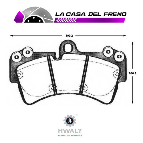 Pastilla De Freno Delantera Audi Q7 3.0 2007-2010 Foto 3