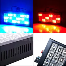 Efeito Strobo 12 Leds Flash Luz Branco Potente P/ Eventos 110v/220v