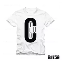 Camiseta Ou Baby Look Branca Divertida Teu C U Ref 1159