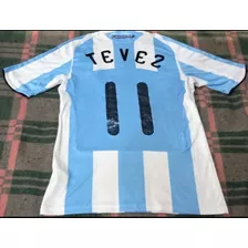 Camiseta Selección Argentina 2009 Tevez #11 M