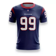 Camiseta Houston Texans Nfl Personalizada C/ Nome Número