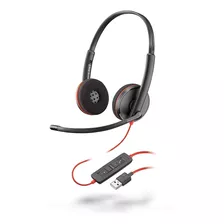 Auriculares Poly Blackwire 3220, Microfono/cable Usb