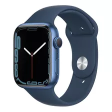 Apple Watch Series 7 (gps, 45mm) - Color Azul - Correa Deportiva Azul Abismo