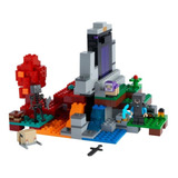 Set De ConstrucciÃ³n Lego Minecraft The Ruined Portal 316 Piezas  En  Caja