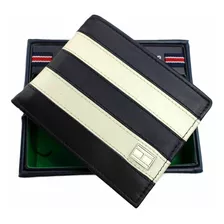 Billetera Tommy Hilfiger Blanco Y Negro