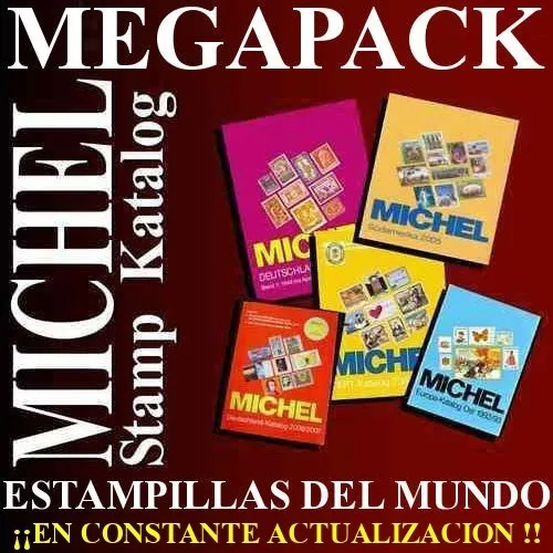 Catalogo Estampillas Michel Pack Mundial Stamp Katalog Sello