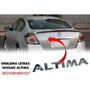 Emblema Cromado Trasero Nissan Altima 2007-2012