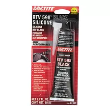 Loctite 37467 silicona Rtv 598 de Alto Rendimiento Negra 80m