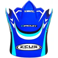 Pala Capacete Zeus 905 Cross Azul Fosca Original Zeus